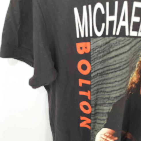 ヘインズ Hanes 1992年 USA製 シングルステッチ アーティストツアープリント ショートスリーブクルーネックTシャツ メンズ import:XL