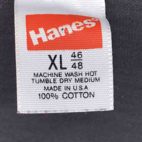 ヘインズ Hanes 1992年 USA製 シングルステッチ アーティストツアープリント ショートスリーブクルーネックTシャツ メンズ import:XL