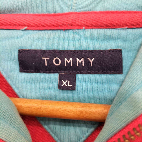 トミー TOMMY 星柄 フルジップパーカー メンズ import:XL