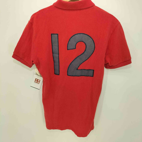 ラグビーラルフローレン Rugby Ralph Lauren 国旗刺繍 キャラクター刺繍 ショートスリーブポロシャツ メンズ import:XS