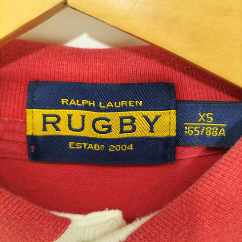 ラグビーラルフローレン Rugby Ralph Lauren 国旗刺繍 キャラクター刺繍 ショートスリーブポロシャツ メンズ import:XS