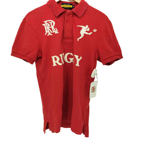 ラグビーラルフローレン Rugby Ralph Lauren キャラクター刺繍 ショートスリーブポロシャツ メンズ import:XS