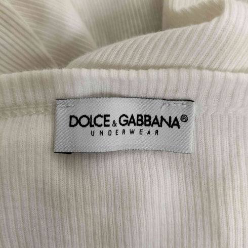 ドルチェアンドガッバーナ DOLCE&GABBANA ストレッチ リブ ヘンリーネックTシャツ メンズ import:XS