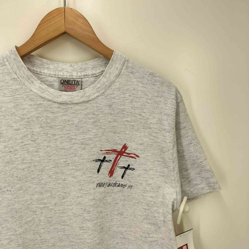 90S ONEITA ボディ Vineyard Camp 98 両面 プリント S/S Tシャツ メンズ import:S