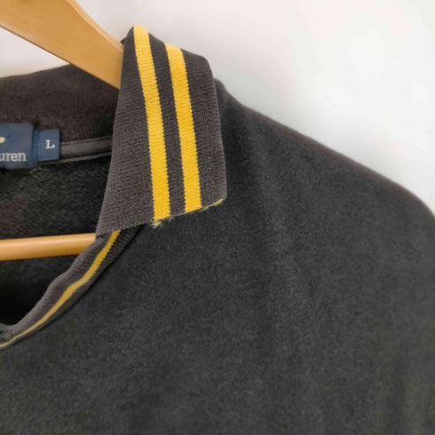 ポロバイラルフローレン Polo by RALPH LAUREN Vネック ロゴパッチ プレッピースウェット メンズ import:L