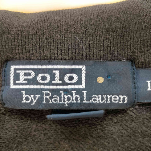 ポロバイラルフローレン Polo by RALPH LAUREN Vネック ロゴパッチ プレッピースウェット メンズ import:L