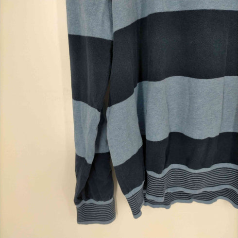 トミーヒルフィガー TOMMY HILFIGER ロゴ刺繍ボーダーニット メンズ import:XL