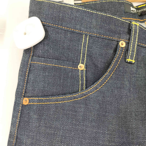 EXCLUSIVE CLUTCH インディゴストレートデニムパンツ メンズ 29