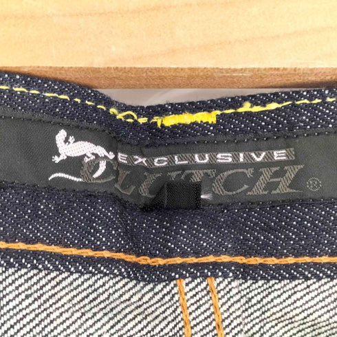 EXCLUSIVE CLUTCH インディゴストレートデニムパンツ メンズ 29