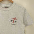 90S USA製 FRUIT OF THE LOOM ボディ FAIRHOPE CELEBRATES THE BAY 94 プリント ボロ S/S Tシャツ シングルステッチ メンズ import:L