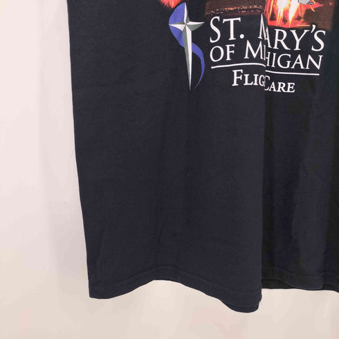 GILDAN ボディ St MARYS OF MICHIGAN ヘリコプター プリント S/S Tシャツ メンズ import:L