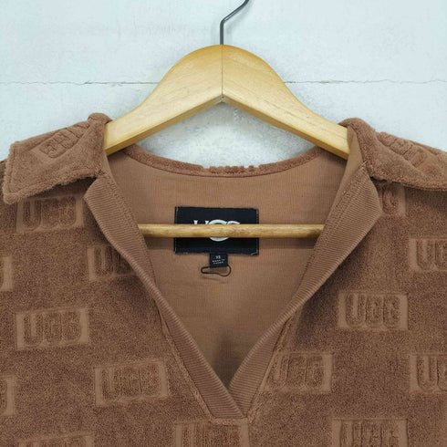 アグ UGG パイル地ロゴエンボスシャツ レディース JPN:XS