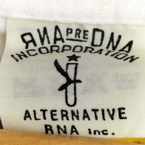 アールエヌエー RNA Sundae ダメージ加工 バナナグラフィック Tシャツ メンズ JPN:M