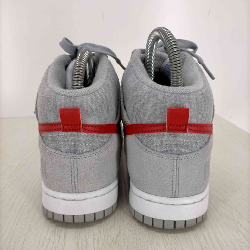 ナイキ NIKE Dunk High Retro SE Athletic Club Light Smoke Grey and Gym Red メンズ JPN:25.5