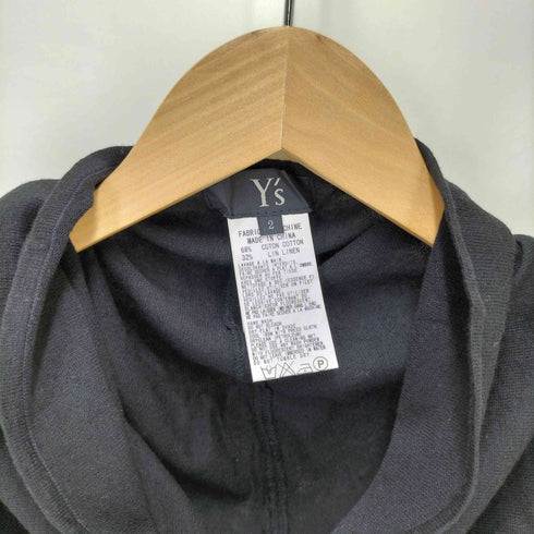 ワイズ Ys 18AW リネン コットン ノースリーブ 変形 ニット カットソー レディース JPN:2