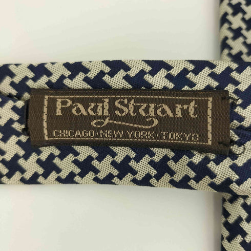 ポールスチュアート Paul Stuart 総柄 シルクネクタイ メンズ