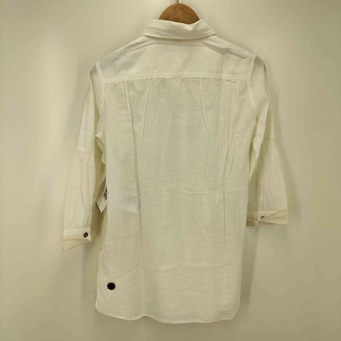 ヒューゴボス HUGO BOSS コットン ラウンドカラー L/S チュニック シャツ レディース DE:34