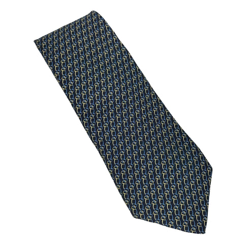 ブルックスブラザーズ BROOKS BROTHERS USA製 総柄 シルクネクタイ メンズ