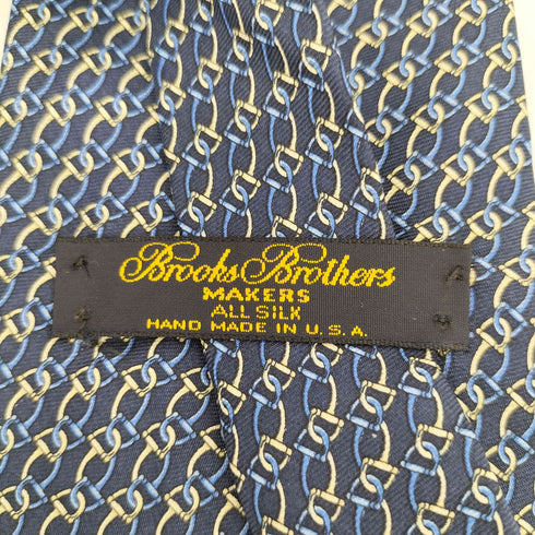 ブルックスブラザーズ BROOKS BROTHERS USA製 総柄 シルクネクタイ メンズ