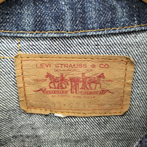リーバイス Levis 70S 52刻印 スモールe BIGE過渡期 70505-0217 イエローステッチ 濃紺 メンズ US:40