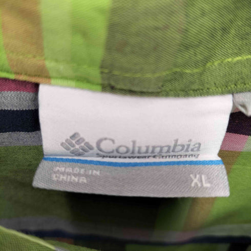 コロンビア Columbia OMNIWICK チェック S/S シャツ メンズ import:XL