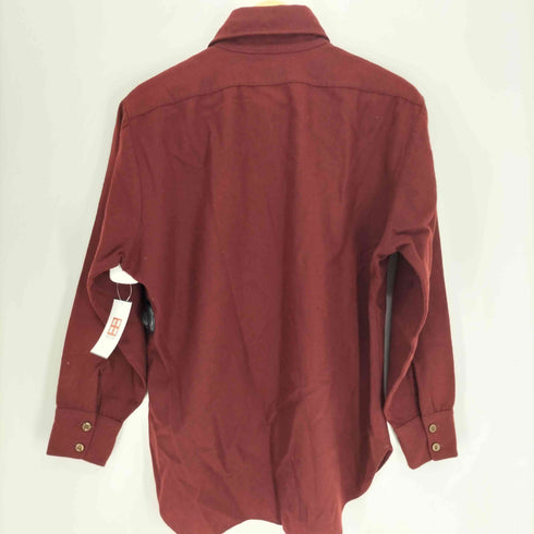 ペンドルトン PENDLETON 70S USA製 VIRGIN WOOL デカ襟 フラップポケット L/S シャツ メンズ import:L