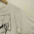 80S USA製 STEDMANボディ 騙し絵 トロンプルイユ 総柄 プリント S/S クルーネック Tシャツ 袖シングルステッチ 89年製 メンズ import:L