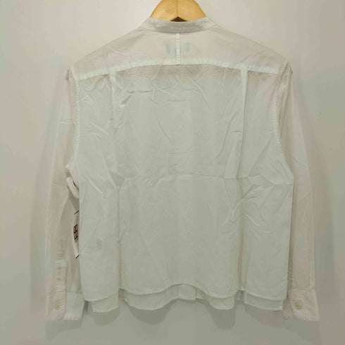 マーガレットハウエル MARGARET HOWELL ノーカラー長袖シャツ レディース JPN:1