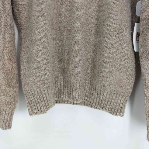 エルエルビーン L.L.Bean 羊毛 畦編み クルーネック プルオーバー ニット セーター メンズ import:M