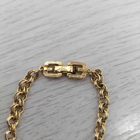 ジバンシィ GIVENCHY ロゴゴールド ロングネックレス メンズ