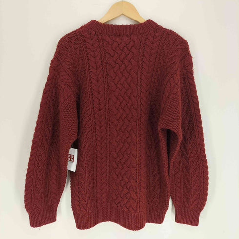 ジャンセン jantzen ウール ケーブルニット クルーネック セーター メンズ import:L