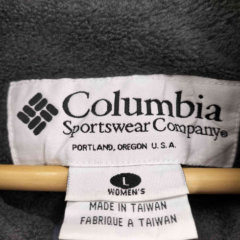コロンビアスポーツウェア Columbia Sportswear 台湾製 フルジップ 裏地フリース スタンドネック ナイロン マウンテン ジャケット レディース import:L