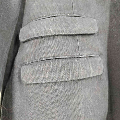 ギャップ Gap 00s OLD GAP オールドギャップ ヘリンボーン コットン 3B テーラードジャケット メンズ import:L