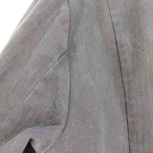 ギャップ Gap 00s OLD GAP オールドギャップ ヘリンボーン コットン 3B テーラードジャケット メンズ import:L