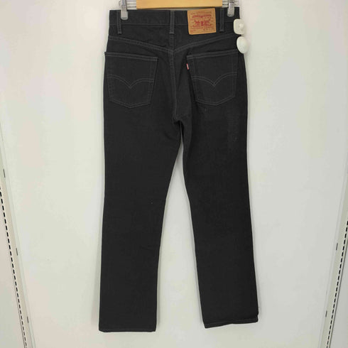 リーバイス Levis 02年製 後染めブラック 517 ブーツカット デニムパンツ サルファブラック メンズ W30 L34