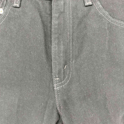 リーバイス Levis 02年製 後染めブラック 517 ブーツカット デニムパンツ サルファブラック メンズ W30 L34