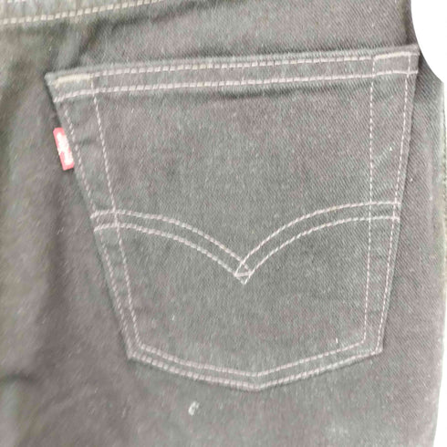 リーバイス Levis 02年製 後染めブラック 517 ブーツカット デニムパンツ サルファブラック メンズ W30 L34