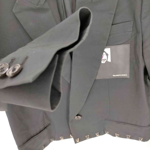 アンダーカバーイズム UNDERCOVERISM FOR REBELS 06SS T期 スタッズ 1Bテーラードジャケット zamiang blazer メンズ JPN:2
