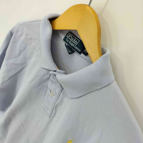 ポロバイラルフローレン Polo by RALPH LAUREN スモールポニー刺繍 鹿の子ポロシャツ メンズ import:XL