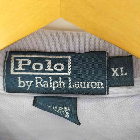 ポロバイラルフローレン Polo by RALPH LAUREN スモールポニー刺繍 鹿の子ポロシャツ メンズ import:XL