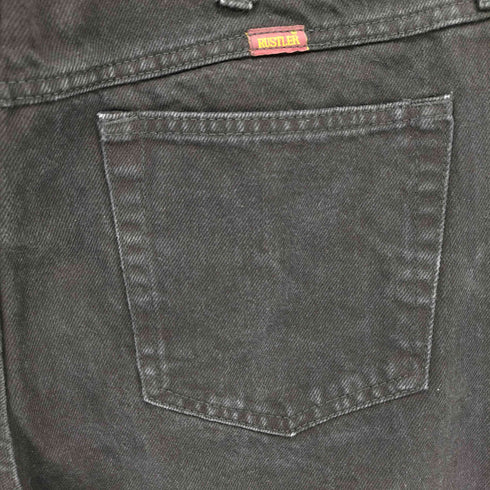ラスラー RUSTLER CARE001 ブラックデニム メンズ 36/32
