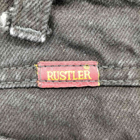 ラスラー RUSTLER CARE001 ブラックデニム メンズ 36/32