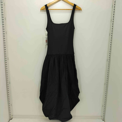 ザラ ZARA リブニット ボリュームキャミワンピース ジャンスカ レディース S
