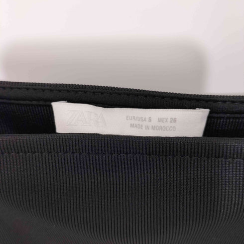 ザラ ZARA リブニット ボリュームキャミワンピース ジャンスカ レディース S
