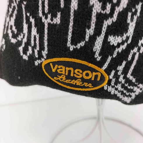 バンソン VANSON ファイヤーパターン ニット帽 メンズ