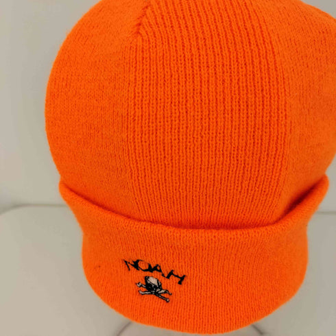 ノア NOAH USA製 ロゴ刺繍 アクリルニット帽 メンズ