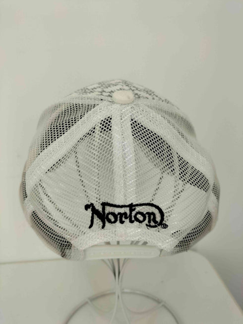 ノートン NORTON モノトーンロゴ総柄CAP メンズ FREE