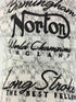 ノートン NORTON モノトーンロゴ総柄CAP メンズ FREE