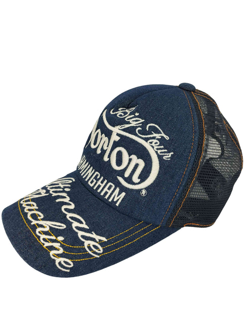 ノートン NORTON ロゴ刺繍 デニム メッシュキャップ メンズ FREE