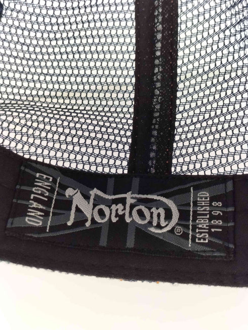 ノートン NORTON ロゴ刺繍 デニム メッシュキャップ メンズ FREE